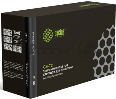 Картридж лазерный Cactus CS-T2 (T2) черный (4500 стр.) для Deli P2000DW/M2000DW