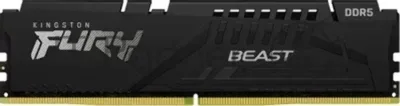 Оперативная память Kingston Fury Beast Expo, DDR5, 8Gb (1x8Gb), 6000MHz, CL30, DIMM, с радиатором, черный
