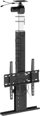 Кронштейн для телевизора Cactus CS-STM-7844 черный, 32"-55" макс. 45 кг, напольный (моторизованный лифт)