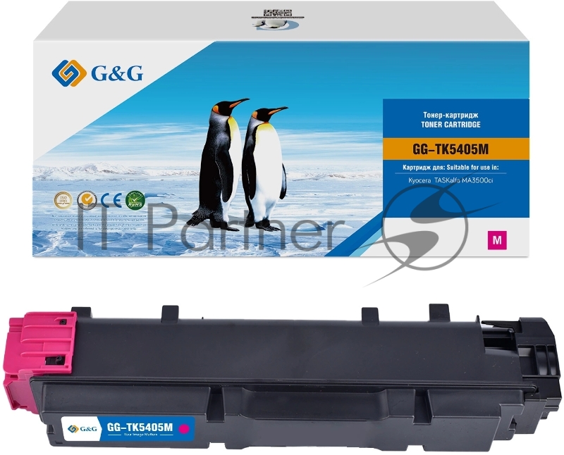 Картридж лазерный G&G GG-TK5405M (TK-5405 M) пурпурный (10000 стр.) для Kyocera TASKalfa MA3500ci