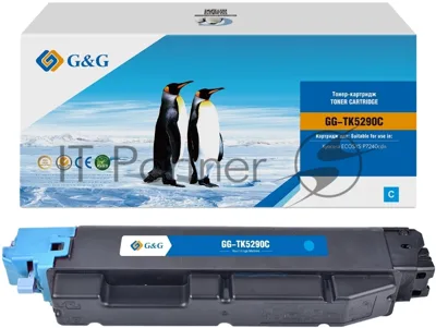 Картридж лазерный G&G GG-TK5290C (TK5290C) голубой (13000 стр.) для Kyocera ECOSYS P7240cdn