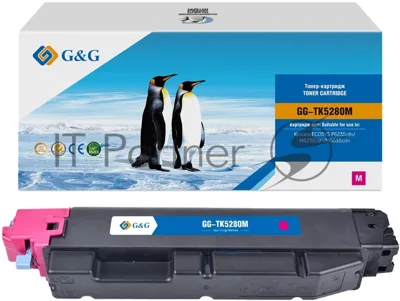 Картридж лазерный G&G GG-TK5280M (TK5280M) пурпурный (11000 стр.) для Kyocera ECOSYS P6235cdn/M6235cidn/M6635cidn