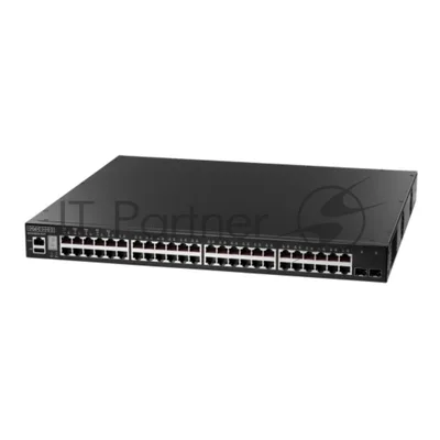 Коммутатор Edge-core ECS4620-52T, 48×1 Гбит/с + 2×10 Гбит/с SFP+ + слот расширения (2×10 Гбит/с SFP+), управляемый