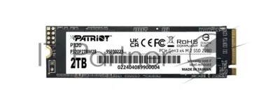 Накопитель SSD Patriot P320 2Tb, M.2 2280, NVMe, R/W 3000MB/2200Mb/s
