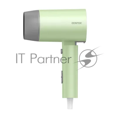 Фен Centek CT-2203 зеленый, 1600 Вт, компактный, ионизация