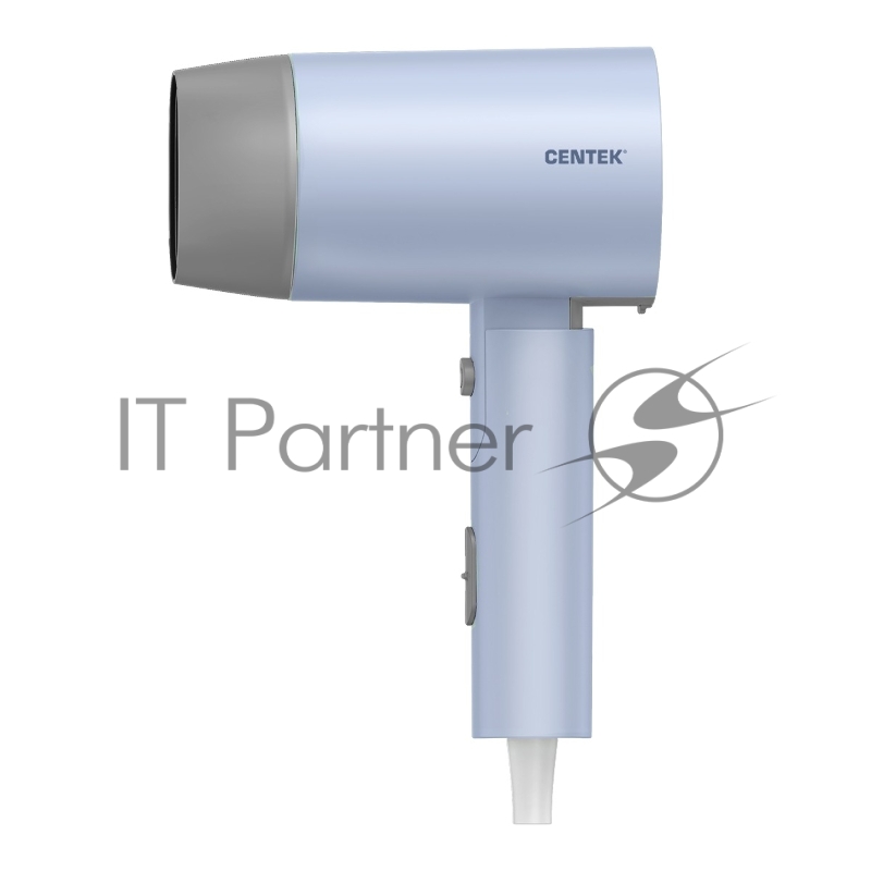 Фен Centek CT-2203 синий, 1600 Вт, компактный, ионизация