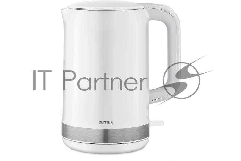 Чайник электрический Centek CT-1010 белый, 2200 Вт, 1.5 л