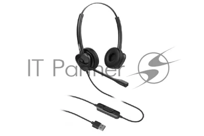 Гарнитура Fanvil HT302-U чёрный, проводная