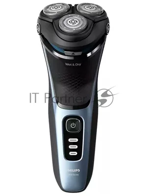 Электробритва Philips S3243/12 черный/голубой