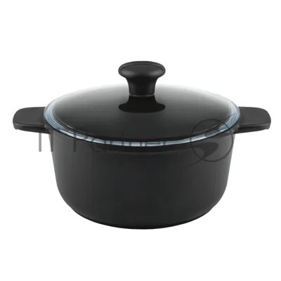 Кастрюля Maunfeld Osvald MF22SVLD03CR универсальная из литого алюминия со стеклянной крышкой, 3 л