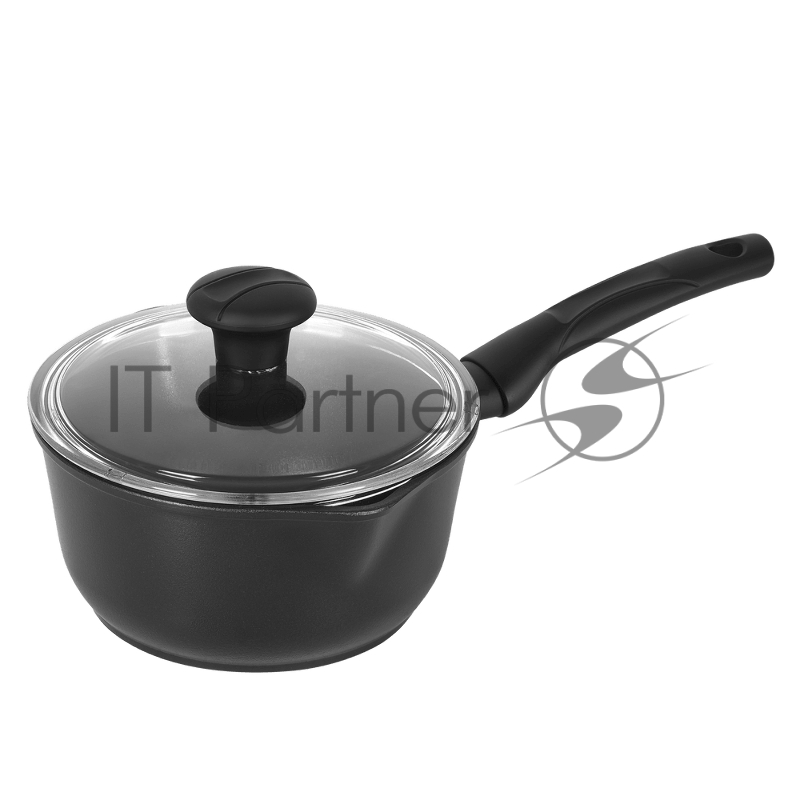 Ковш Maunfeld OSVALD MF15SVLD15SP универсальный из литого алюминия со стеклянной крышкой, 1,5 л