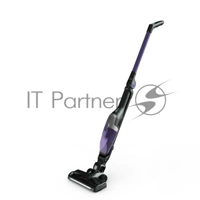Пылесос вертикальный Tefal TY1238WO серый/фиолетовый, питание от аккумулятора, 145 Вт, уборка сухая, пылесборник 0.4 л, работа от АКБ max 40 мин.