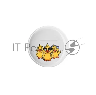 Наушники TWS ViBE BT 0100 "Ducks" белый, вкладыши, Bluetooth, сенсорное управление, до 4 ч