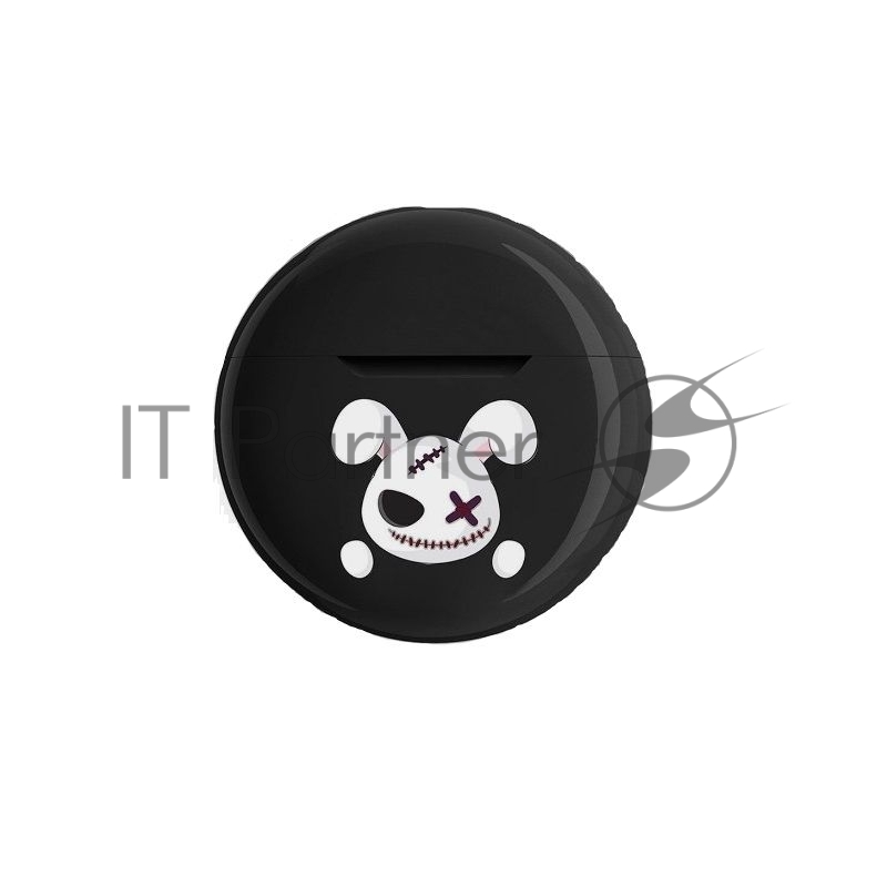 Наушники TWS ViBE BT 0100 "Rabbit" черный, вкладыши, Bluetooth, сенсорное управление, до 4 ч