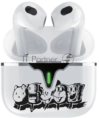 Наушники TWS QUMO LiFE "Avengers" BT 0101 белый, вкладыши, Bluetooth, сенсорное управление, до 4 ч