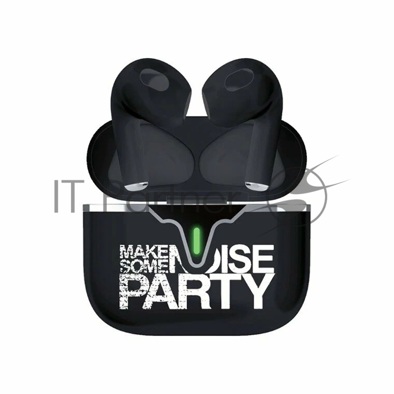 Наушники TWS QUMO LiFE "Party" BT 0101 черный, вкладыши, Bluetooth, сенсорное управление, до 4 ч