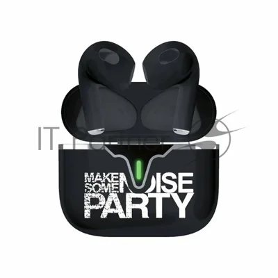 Наушники TWS QUMO LiFE "Party" BT 0101 черный, вкладыши, Bluetooth, сенсорное управление, до 4 ч