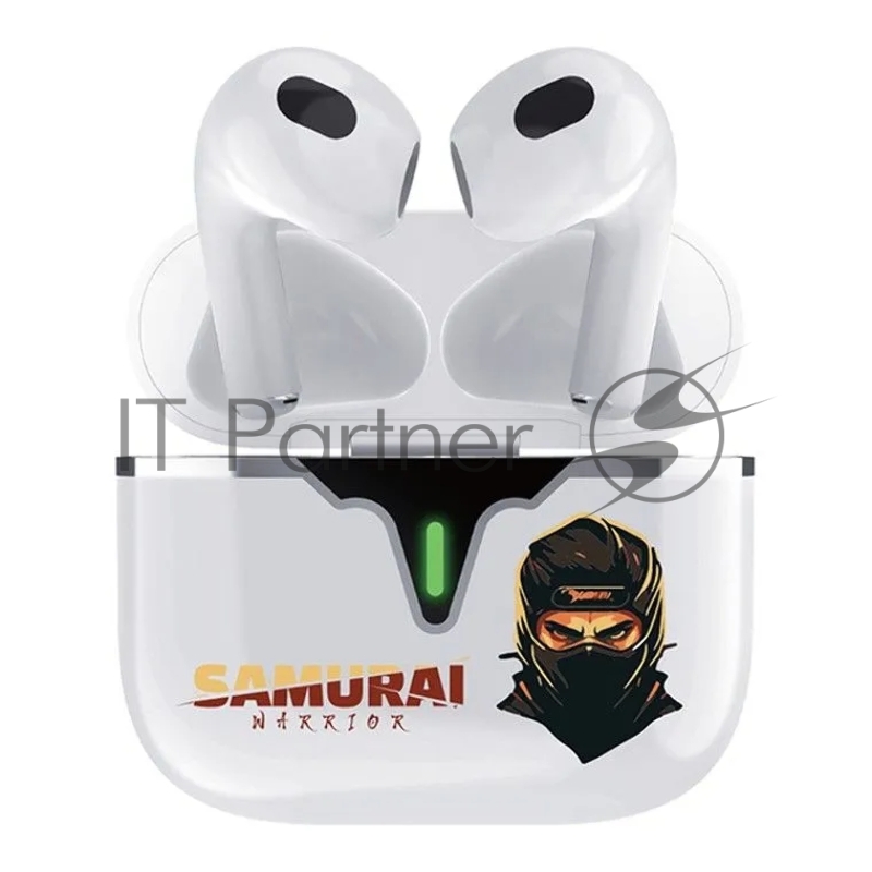 Наушники TWS QUMO LiFE "Samurai" BT 0101 белый, вкладыши, Bluetooth, сенсорное управление, до 4 ч
