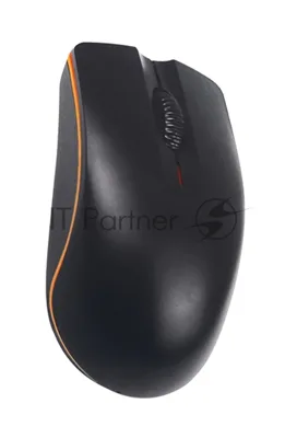 Мышь проводная Qumo Practic Office M90 черный, 1000 dpi, USB, кнопки - 3
