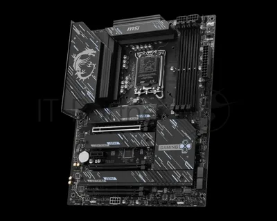 Материнская плата MSI Z890 GAMING PLUS WIFI, LGA 1851, Intel Z890, 4xDDR5, 4xSATA, 4xM.2, 1xPCIe 5.0 x16, 2xPCIe 4.0 x4, 1xPCIe x1, 1xHDMI, 1xDP, 1xUSB-C Thunderbolt 4, 1xUSB-C 3.2 Gen 2, 1x 5Gb LAN, 1xUSB-A 3.2 Gen 2, 2xUSB-A 3.2 Gen 1, 4xUSB-A 2.0, 3x3.5 мм, 7.1, ATX