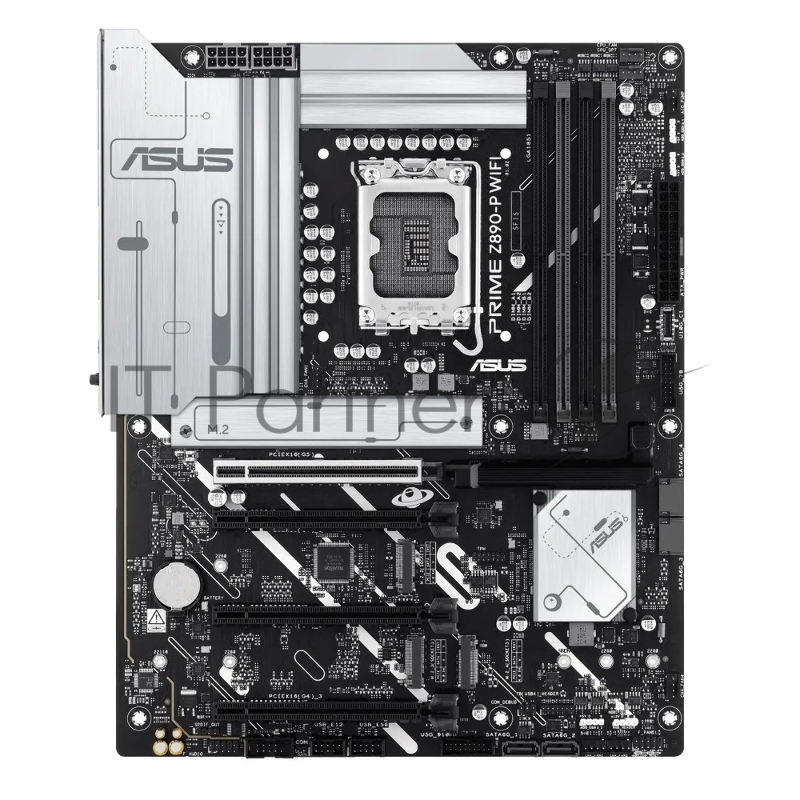 Материнская плата ASUS PRIME Z890-P WIFI, LGA1851, Intel Z890, 4xDDR5, 4xSATA, 4xM.2, 1xPCIe 5.0 x16, DisplayPort, HDMI, USB Type-C, 1x2.5Gb LAN, Thunderbolt, 3x3.5 мм, 7.1, ATX