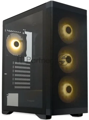 Компьютерный корпус HSPD M520, Mesh Mid Tower, черный, slide TG, 0.45 SPCC, 4x120мм ARGb ATX, mATX, mITX 160/330/184мм 2x2.5", -, 7xPCI 2xUSB-A 3.0, 1xUSB-A 1.0 390x200x449мм