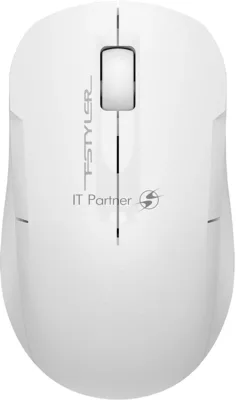 Мышь беспроводная A4Tech Fstyler FG15CS Air2 белый, 1200 dpi, радиоканал, USB, кнопки - 3