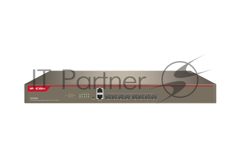Коммутатор IP-COM X5308F с облачным управлением и 8 портами 10G SFP+