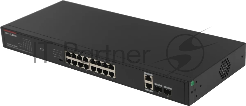 Коммутатор IP-COM G1120P-16-250W, 16×1 Гбит/с PoE + 2×1 Гбит/с + 2×1 Гбит/с SFP, неуправляемый