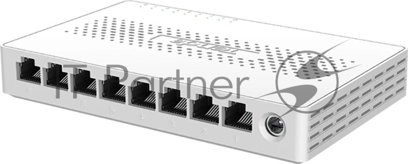 Коммутатор неуправляемый Tenda SM108, 8 портов, 8x2,5Gbит/с, настольный, пластиковый корпус