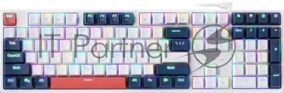 Клавиатура Redragon Whisper проводная, USB Type-A, белый