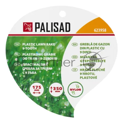 Грабли веерные пластиковые Palisad, Nylon