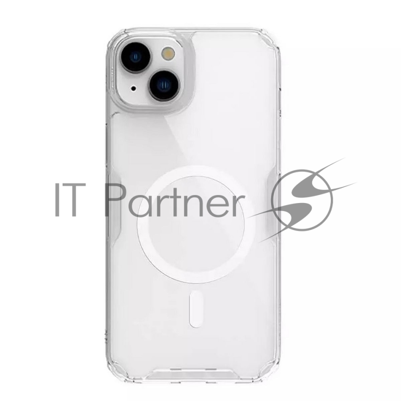 Чехол Nature TPU Pro Magnetic Case, белый, (AP IP15 Plus)