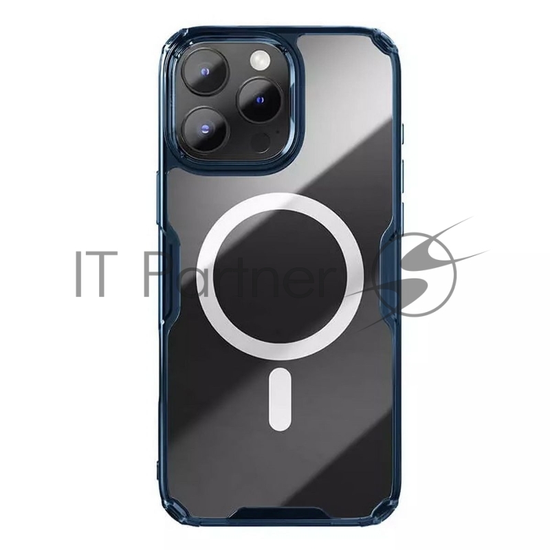 Чехол Nature TPU Pro Magnetic Case, синий, (AP IP16 Pro Max)