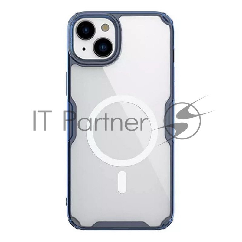 Чехол Nature TPU Pro Magnetic Case, синий, (AP IP15 Plus)