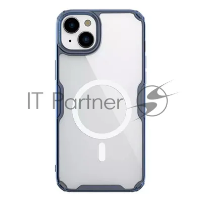 Чехол Nature TPU Pro Magnetic Case, синий, (AP IP15 Plus)