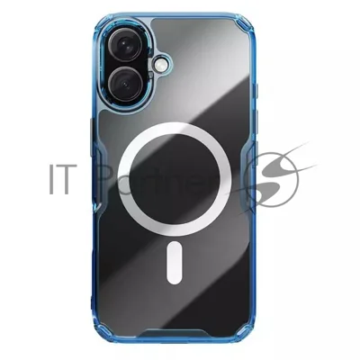 Чехол Nature TPU Pro Magnetic Case, синий, (AP iP16)