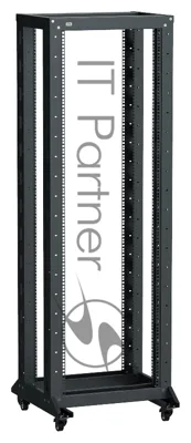 Стойка двухрамная ITK Linea LF05-42U66-2RM 42U 600 мм X 600 мм 700 кг черный