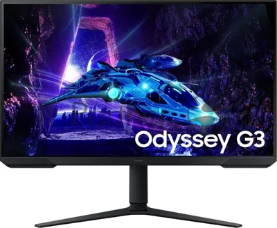 Монитор 32" Samsung Odyssey G3 S32DG300EI VA 1920x1080, 180 Гц, 1 мс, 16:9, 250 кд/м², 1xHDMI, 1xDP, 1x3.5 мм, черный