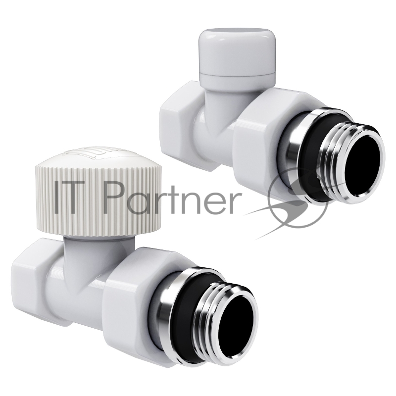 Набор термостатический прямой Royal Thermo Design 1/2"М30х1,5 (белый)