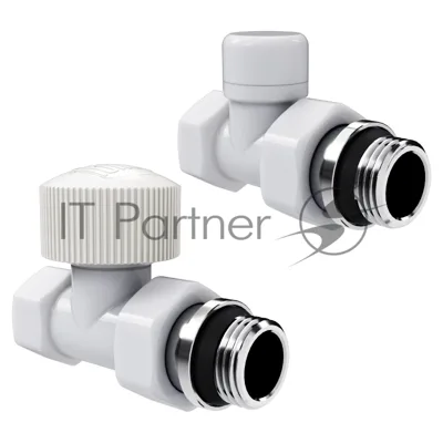 Набор термостатический прямой Royal Thermo Design 1/2"М30х1,5 (белый)