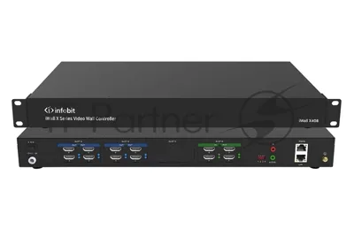 Контроллер видеостены Infobit iWall X408 разрешение 1080Р, 4х8 HDMI