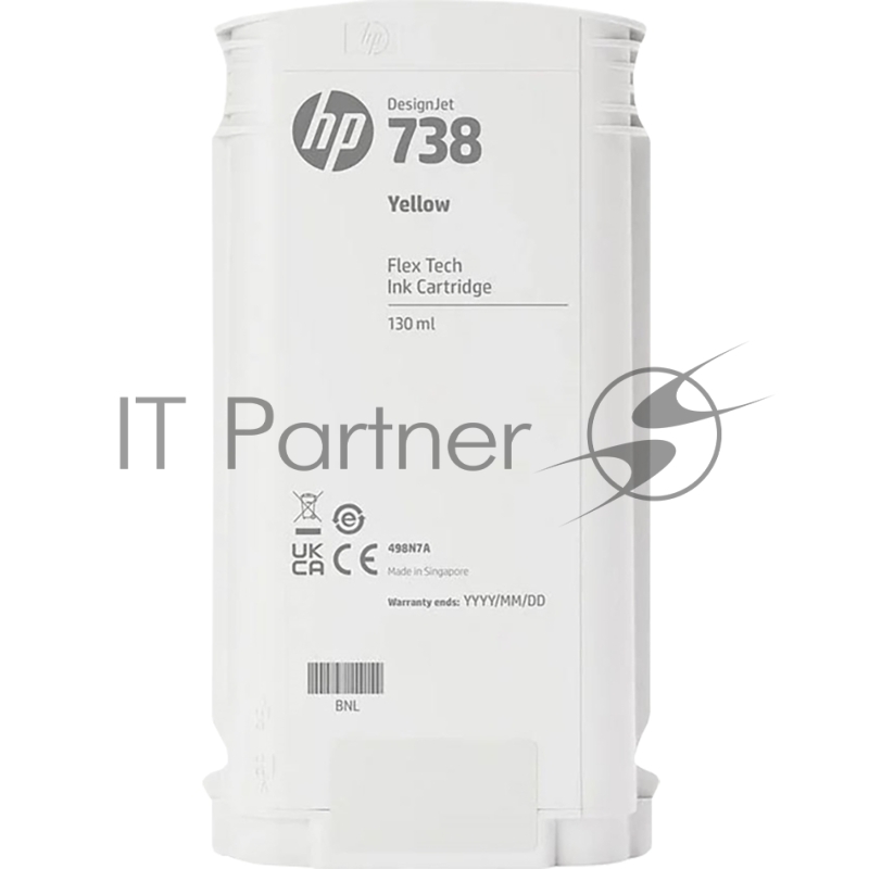 Картридж HP 738 130-ml Yellow DesignJet Ink Cartridge