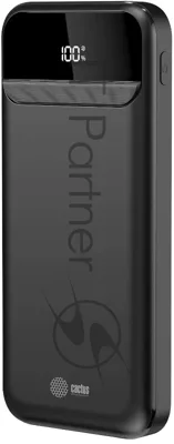 Портативный аккумулятор Cactus CS-PBFSCA-10000 10000mAh 4.5A 2xUSB-A/USB-C черный