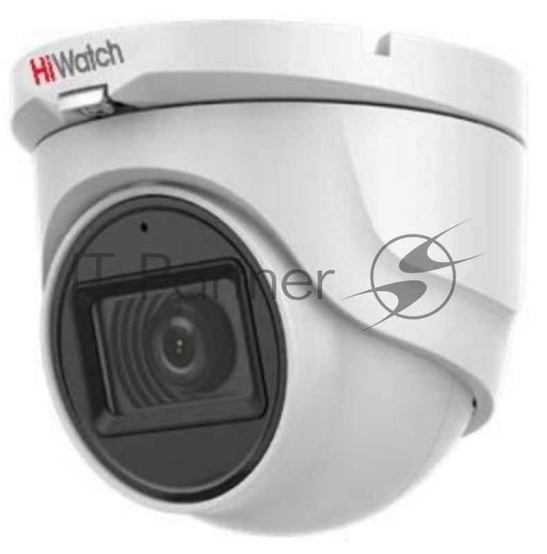 Купольная аналоговая камера HiWatch DS-T283(B)(2.8мм), 1920x1080, 2 Мп, CMOS, 25 кадр/сек, EXIR до 20 м, IP66, пластик