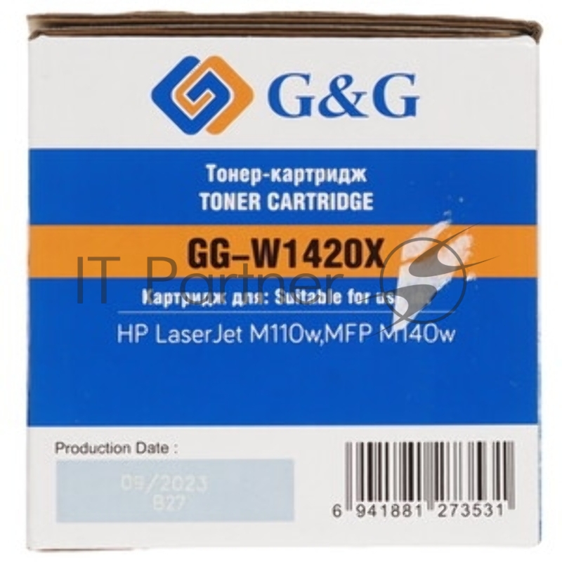 Картридж G&G, аналог HP W1420X 2k с чипом