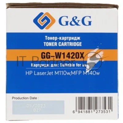 Картридж G&G, аналог HP W1420X 2k с чипом