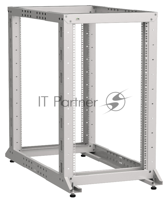 Стойка двухрамная ITK Linea LF35-42U61-2GM 42U 600 мм X 1000 мм 700 кг серый