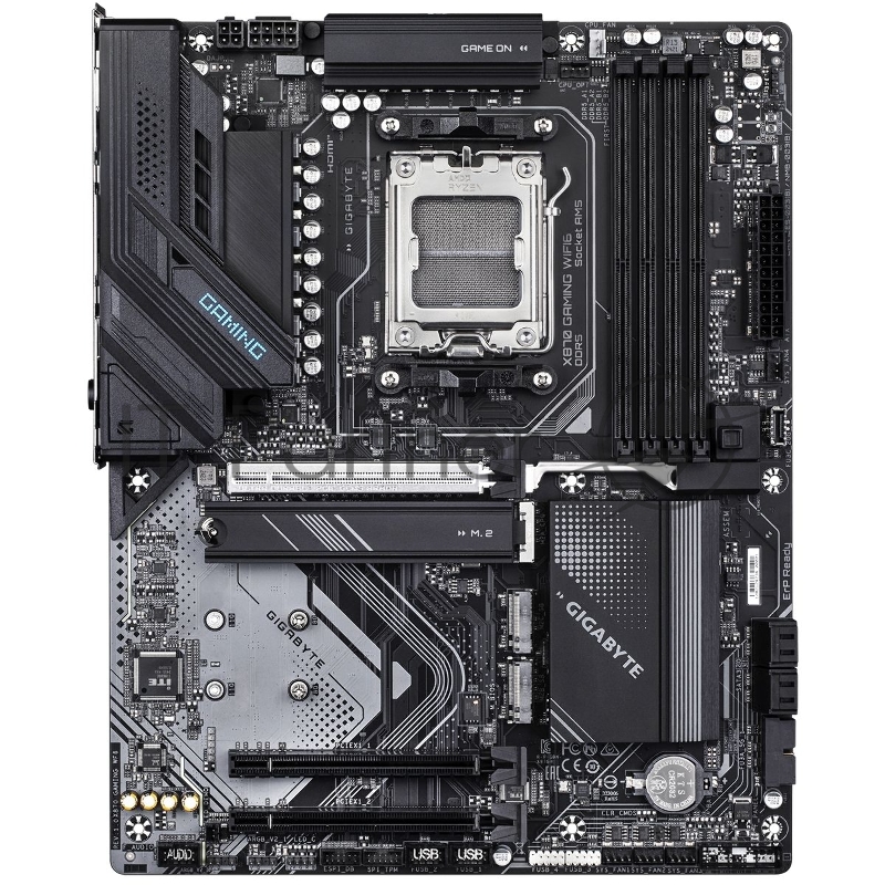 Материнская плата Gigabyte X870 GAMING WIFI6, AM5, AMD X870, 4xDDR5, 4xSATA, 3xM.2, 1xPCIe 5.0 x16, 2xPCIe 3.0 x1, HDMI, 1x2.5Gb LAN, USB Type-C, 3x3.5 мм, 7.1, ATX