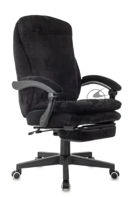 Кресло Бюрократ T-9950MSG-F/BLACK-PU черный, экокожа
